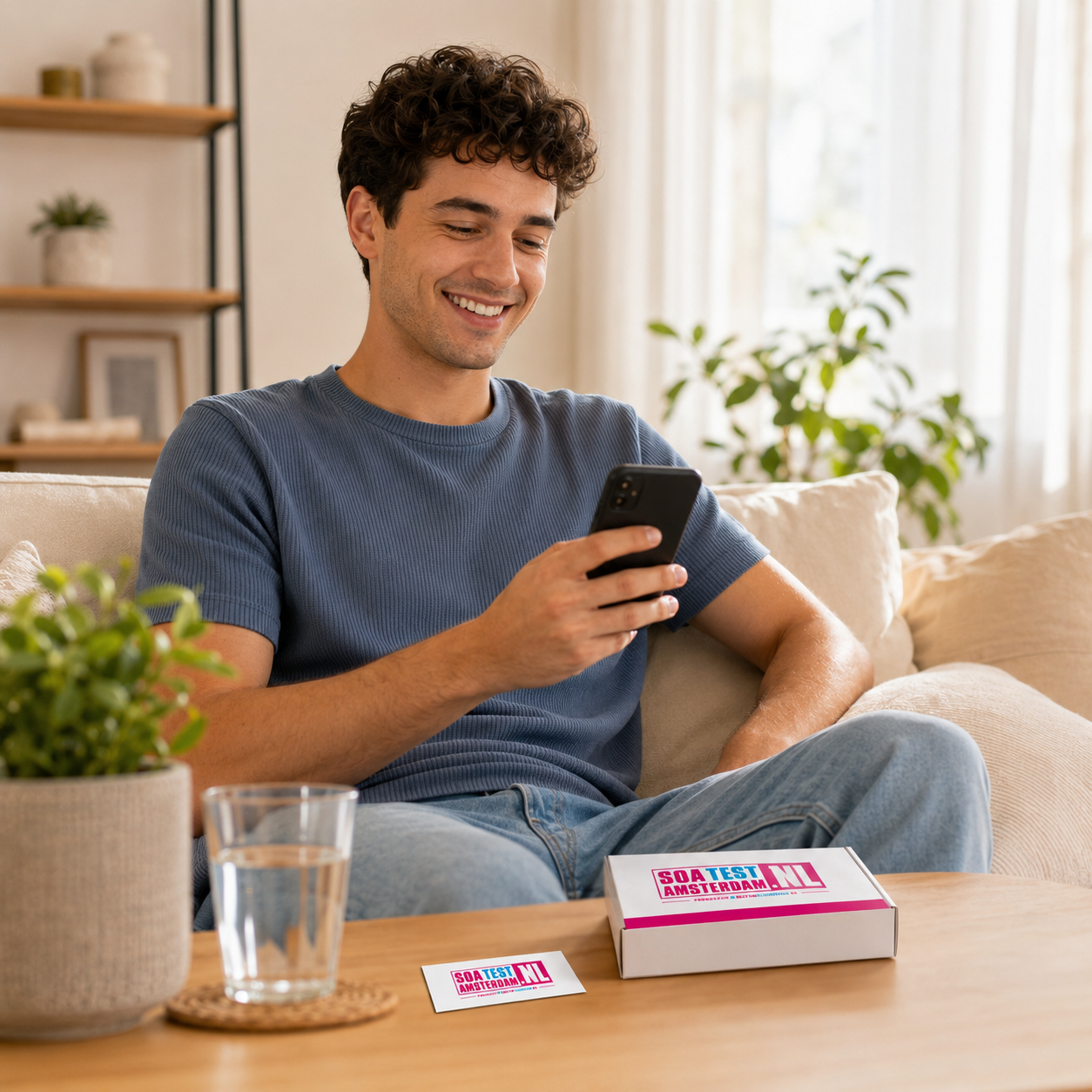 Step 4: viewing the STD test result online